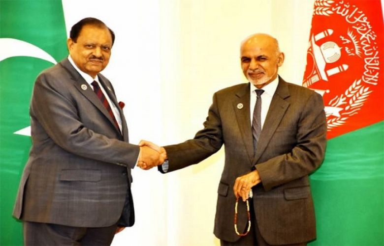 Mamnoon Hussain and Ashraf Ghani