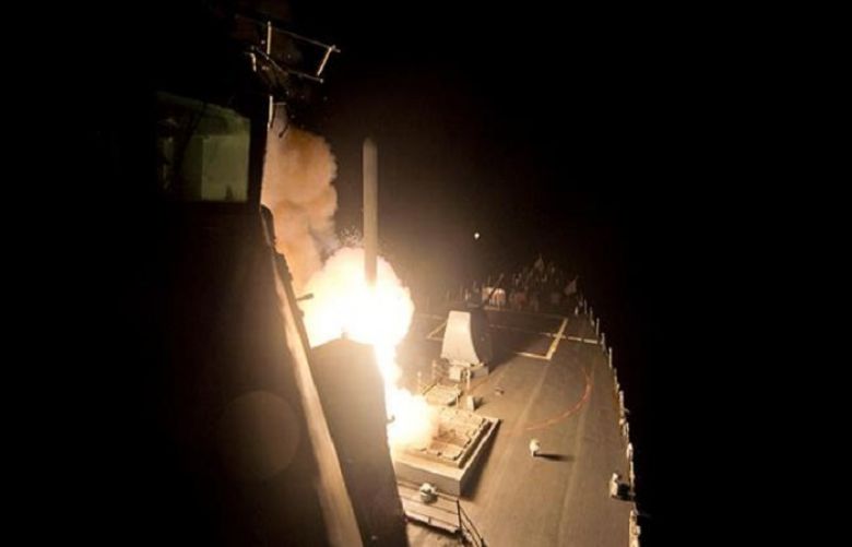 US launches missile strike against Syria