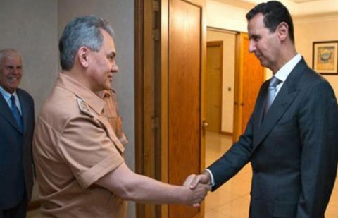 Assad discusses military cooperation with Russian defence minister