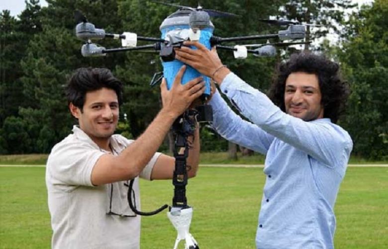 Afghan brothers launch new mine-hunting drone