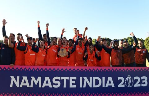 Netherlands qualify for ICC World Cup after four-wicket win over Scotland