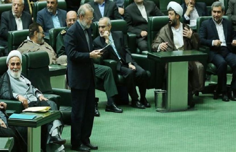 علی لاریجانی ایرانی پارلیمنٹ کے عارضی اسپیکر منتخب ہو گئے