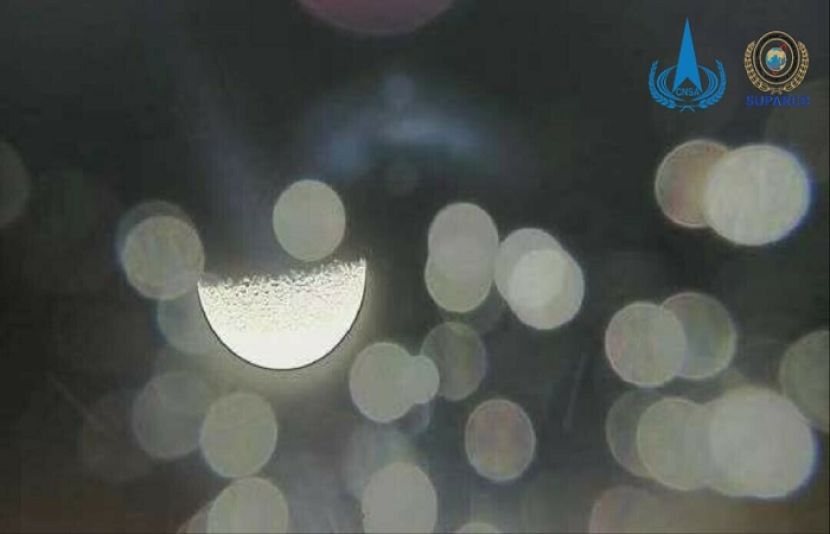 چاند پر جانیوالے پاکستانی سیٹلائٹ آئی کیوب قمر سے پہلی تصویر موصول