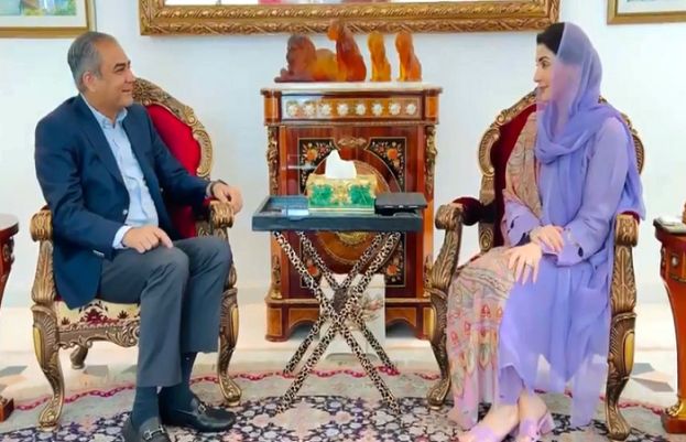 Caretaker Punjab CM meets Maryam Nawaz, briefs her about ongoing projects
