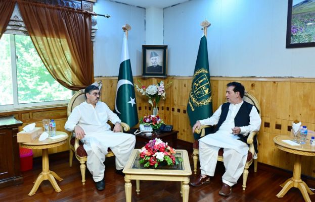 Governor GB Syed Mehdi Shah calls on Caretaker PM