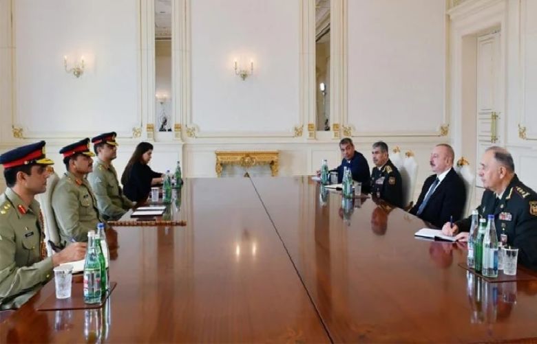 In meeting with COAS Munir, Azerbaijan top leaders vow to take military ties to new level