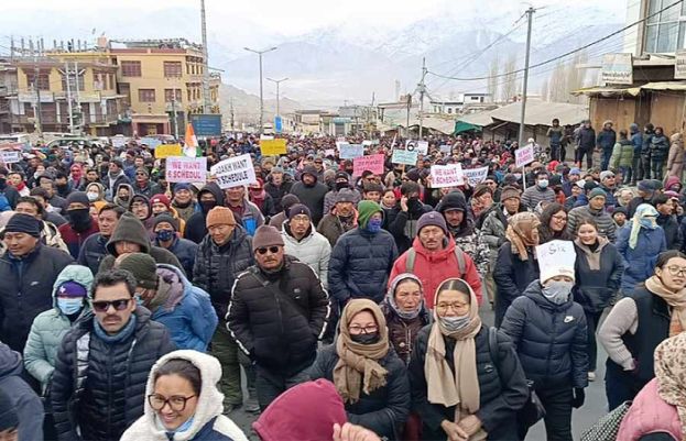 ‘We Demand Statehood’: Protesters Call for Inclusion in Sixth Schedule