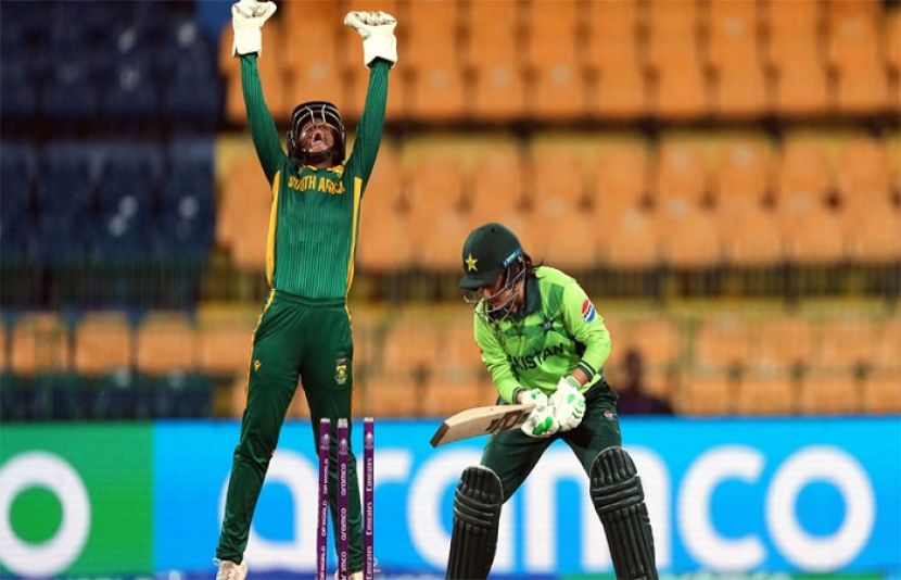 ویمنزعالمی کرکٹ کپ:جنوبی افریقہ نے پاکستان کو 150رنز سے ہرادیا