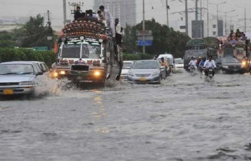 سندھ کے کئی علاقوں میں بارش اور ہوا کی شدت