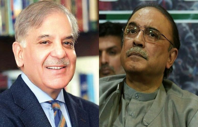 صدر پاکستان آصف علی زرداری اور وزیراعظم شہباز شریف