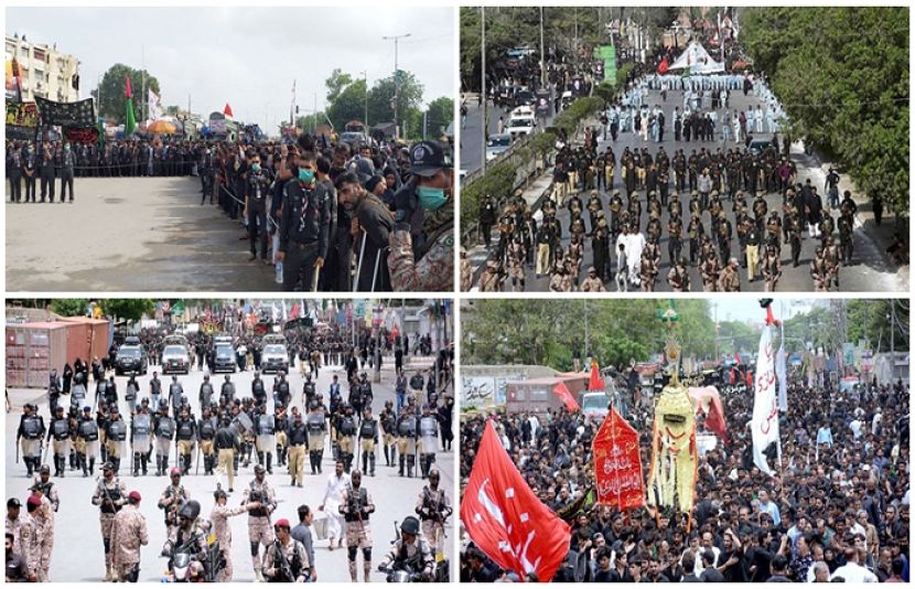 ملک بھر میں یوم عاشور عقیدت و احترام سے منایا گیا