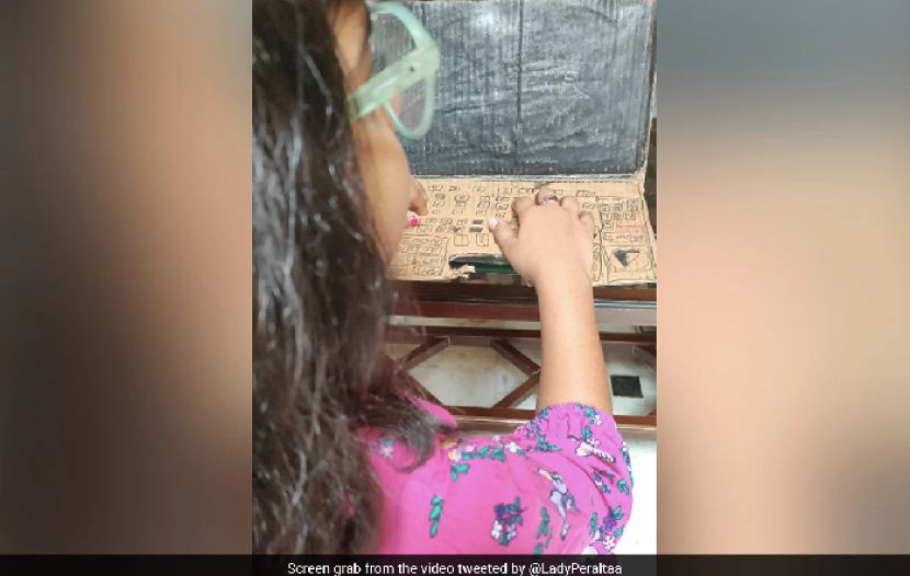 چھوٹی بچی نے3گھنٹے میں اپنا لیپ ٹاپ خود بنا لیا