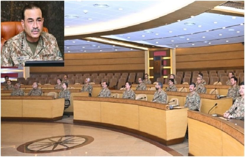 فیلڈ مارشل سید عاصم منیر، نشانِ امتیاز (ملٹری)، ہلالِ جرات، چیف آف آرمی اسٹاف کی زیرِ صدارت 272ویں کور کمانڈرز کانفرنس جنرل ہیڈکوارٹرز (جی ایچ کیو) راولپنڈی میں منعقد ہو رہی ہے