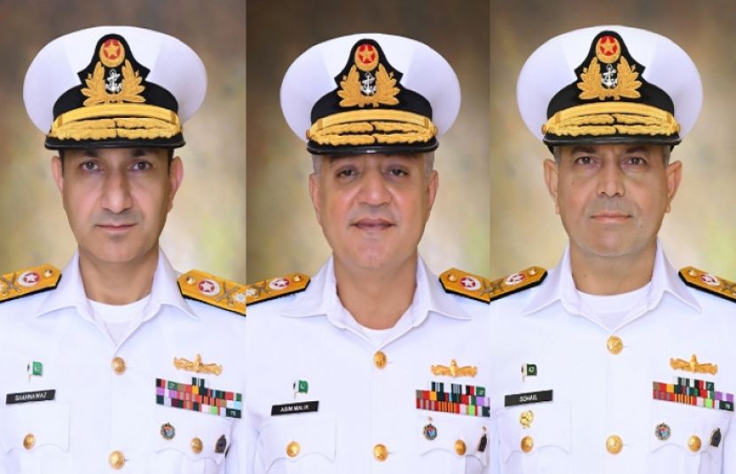 پاک بحریہ کے تین کموڈورز کی ریئر ایڈمرل کے عہدے پر ترقی