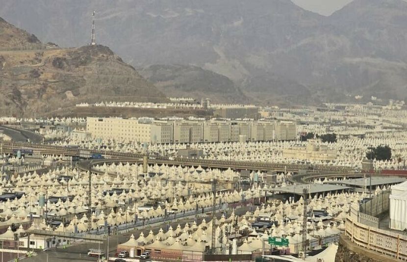 منیٰ میں خیمہ بستی آباد ہوگئی