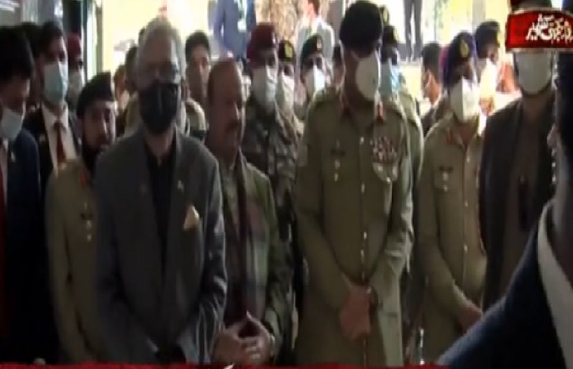 مظفرآباد میں یوم یکجہتی کشمیر سے متعلق تقریب، صدر مملکت اور آرمی چیف کی شرکت