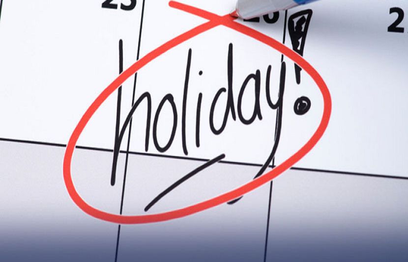 عام تعطیل کا اعلان