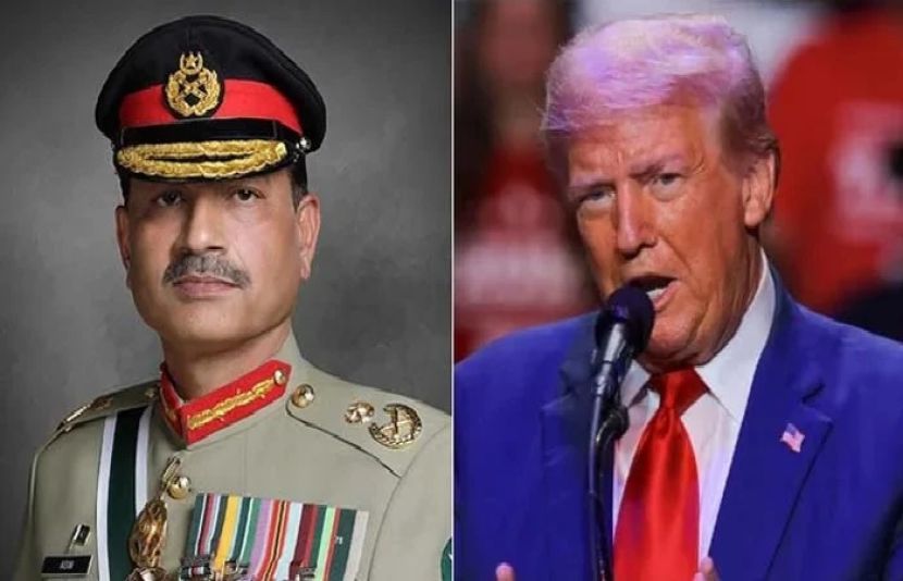 صدر ڈونلڈ ٹرمپ اور فیلڈ مارشل سید عاصم منیر