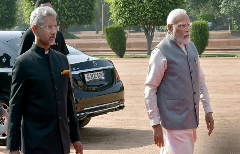 بھارتی وزیر اعظم نریندر مودی اور وزیر خارجہ جے شنکر