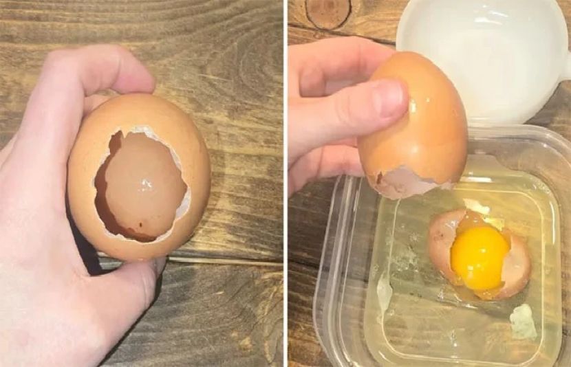 انڈے کے انڈا دیکھ کر خاتون ششدر رہ گئی