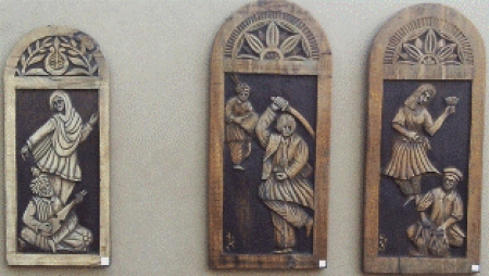 مقامی آرٹسٹ ناصر شین کا ایک فن پارہ