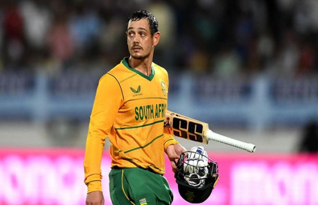 جنوبی افریقا کے وکٹ کیپر بیٹر کوئنٹن ڈی کوک