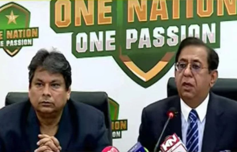 پی سی بی چیف فنانشل آفیسر جاوید مرتضیٰ اور چیئرمین پی سی بی کے مشیر عامر میر