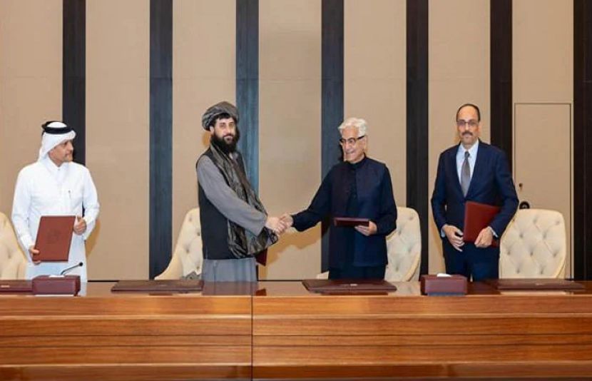 قطری وزارت خارجہ نے اعلان کیا ہے کہ پاکستان اور افغانستان نے فوری جنگ بندی پر اتفاق کر لیا ہے