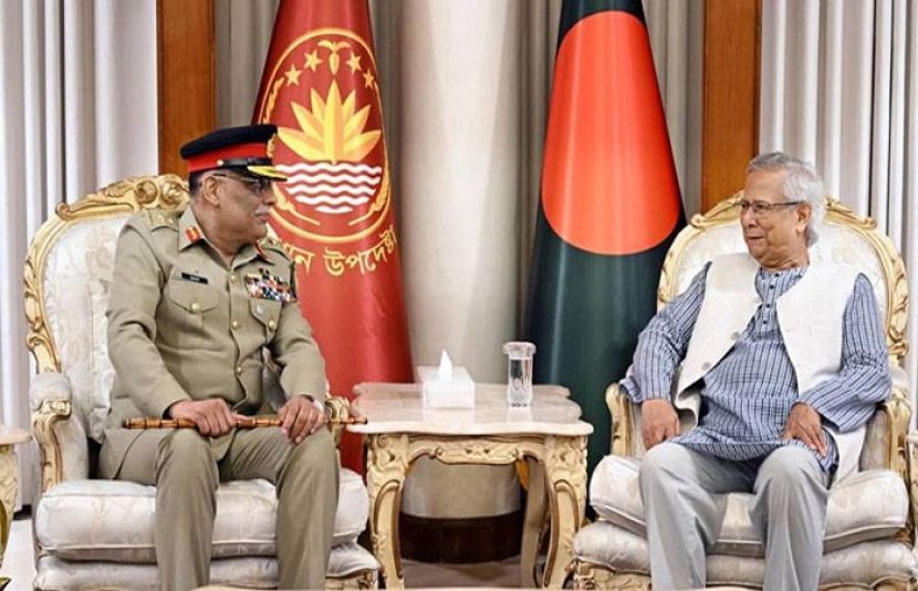 چیئرمین جوائنٹ چیفس کا بنگلہ دیش دورہ، دفاعی اور فوجی تعاون کو نئی بلندیوں تک پہنچانے کا عزم