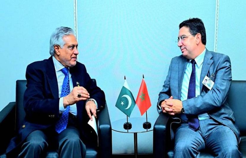 اسحاق ڈار کی مراکشی ہم منصب سے ملاقات، تجارت اور سرمایہ کاری میں تعاون بڑھانے پراتفاق