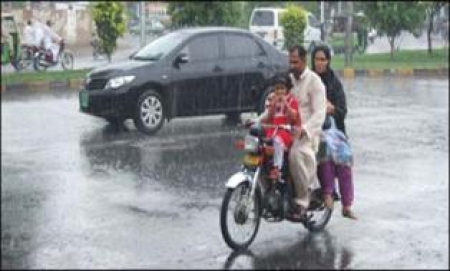 ملک کے مختلف علاقوں میں بارش کی پیشں گوئی