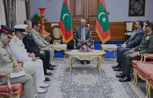 جنرل ساحر شمشاد مرزا کا مالدیپ کا سرکاری دورہ، صدر ڈاکٹر محمد معیزو اور عسکری قیادت سے اہم ملاقاتیں