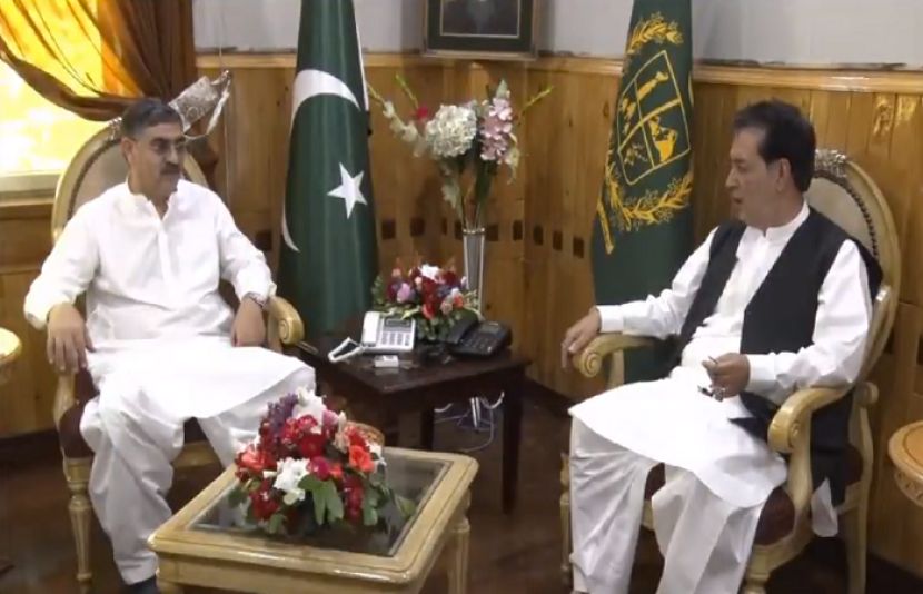 وزیراعظم انوار الحق کاکڑ سے گورنر گلگت بلتستان کی ملاقات