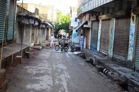 سندھ کے مختلف شہروں میں شٹر ڈائون اور پہیہ جام ہڑتال