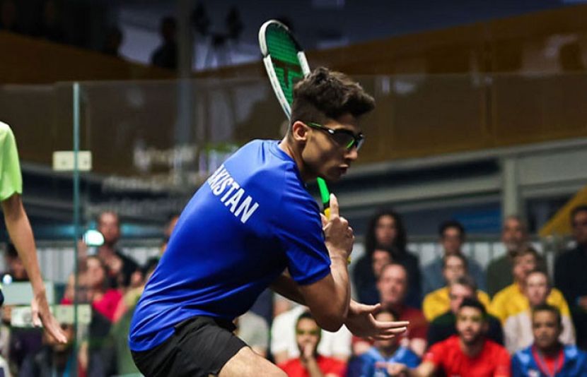 پاکستانی اسکواش کھلاڑی نیشن کپ کے فائنل میں پہنچ گیا