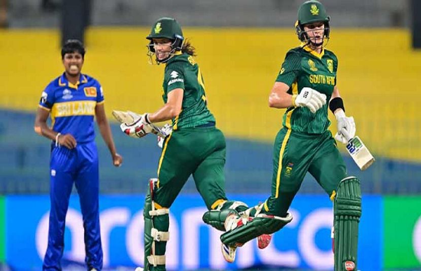 ویمنز ورلڈ کپ کے 18 ویں میچ میں جنوبی افریقہ نے سری لنکا کو بآسانی 10 وکٹوں سے ہرایا