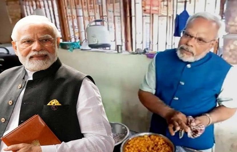 بھارتی وزیر اعظم نریندر مودی کے ہمشکل انیل بھائی ٹھاکر کا تعلق گجرات سے ہے
