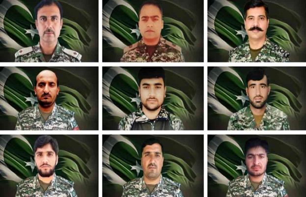 اورکزئی میں سیکیورٹی فورسز کے انٹیلی جنس بیسڈ آپریشن کے دوران شدید جھڑپ میں لیفٹیننٹ کرنل اور سیکنڈ ان کمانڈ میجر سمیت 11 جوان جامِ شہادت نوش کر گئے