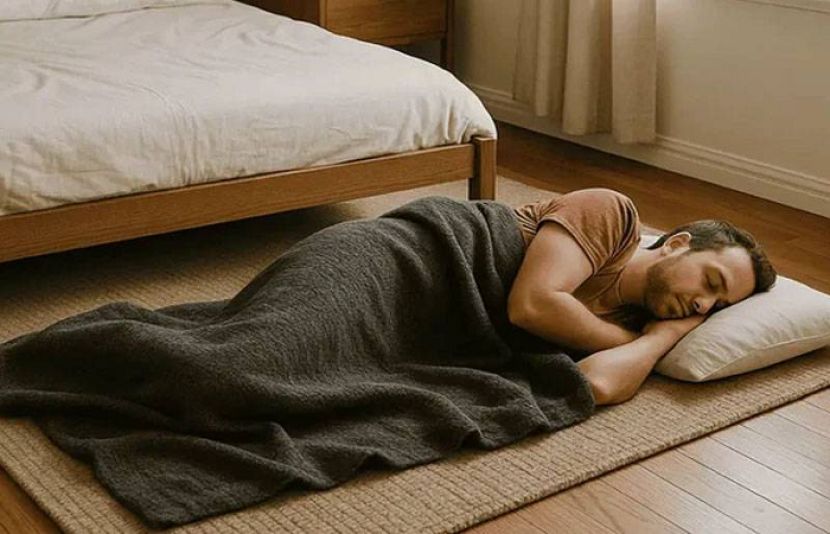 ماہرین کے مطابق فرش پر سونا جسم اور ذہن دونوں کے لیے کئی حیرت انگیز فوائد رکھتا ہے