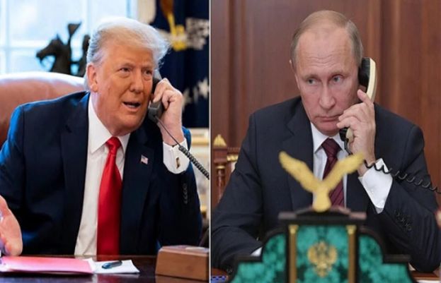 امریکی صدر ڈونلڈ ٹرمپ کی روسی صدر سے ٹیلیفونک گفتگو