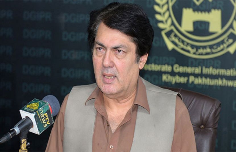 مشیر اطلاعات کے پی کے بیرسٹر سیف