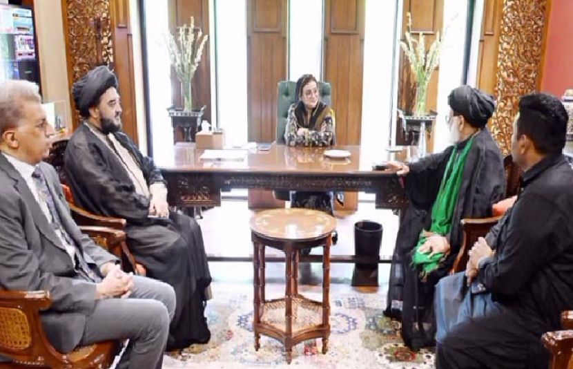 عظمٰی بخاری سے جلوسوں کے لائسنس ہولڈر اور امن کمیٹی کے ارکان کی ملاقات۔