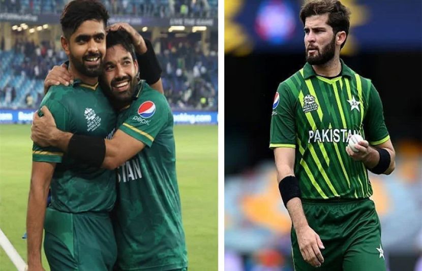 شاہین آفریدی، بابراعظم اور محمد رضوان