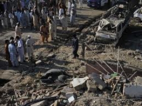 چارسدہ: سی ڈی کی دوکان کو دھماکہ خیز مواد سے اڑا دیا