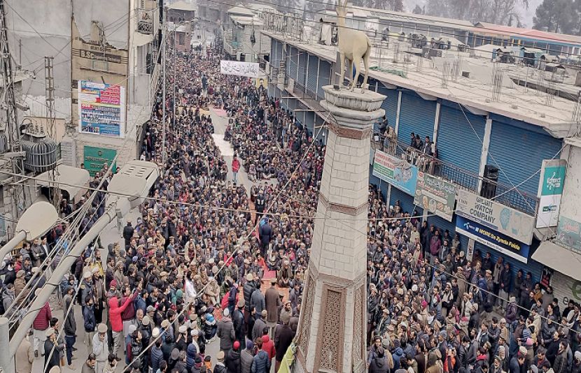 گلگت میں عوامی ایکشن کمیٹی کا مطالبات کے حق میں 31 ویں روز بھی دھرنا جاری