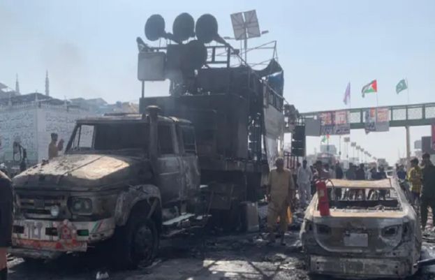 ٹی ایل پی کے زیرِ اہتمام احتجاج گزشتہ رات پرتشدد شکل اختیار کر گیا